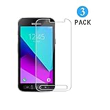 WEOFUN 3 Stück Kompatibel mit Panzerglas Schutzfolie Samsung Galaxy XCover 4 [0.33mm, Anti-Kratzen, Anti Fingerprint, 9H Härte]