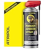 Atripol 400ml Marderspray | Für Auto, Dachboden & Haus I Anti-Marder-Spray zur tierfreundlichen Marderabwehr I Mader Abwehr, Marderschreck, M