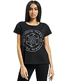 MERCHCODE Damen Ladies Linkin Park Hex Circle Box Tee T-Shirt, Black, M