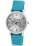 Pacific Time Kinder Uhr analog Quarz mit Textilarmband 10408