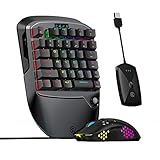 GameSir VX2 AimSwitch Gaming-Tastatur und Maus, 2,4 GHz, kabellos, kompatibel mit Xbox-Serie, Xbox One, PS4, PS4 Slim, PS4 Pro und Windows PC