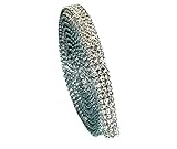 Crystal Mesh Strassband SS6 Borte SELBSTKLEBEND Breite wählbar, 1,15m lang Chaton Strasssteine 3reihig / 7mm x 1150