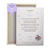 Patenbrief Taufbrief Geschenk Taufe für Patenkind von Taufpatin, Taufgeschenk mit F