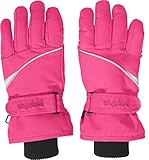 Playshoes Kinder Finger-handschuh Unisex Fingerhandschuhe mit Klettverschluss, Rosa (Pink 18), 3 EU