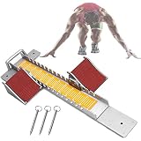 Tiyazxw Wettkampf-Startblock, Startblock Leichtathletik Aluminiumlegierung Optimale Startposition Leichtathletik Mit Verstellbare Höhe Für Wettkämpfe Geeig