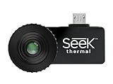 Seek Thermal Compact Preiswerte Wärmebildkamera mit Micro-USB Anschluss und Wasserdichtem Schutzgehäuse Kompatibel mit Android Smartphones - Schw