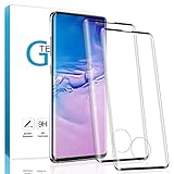 wsiiroon Panzerglas Kompatibel mit Samsung Galaxy S10 Plus, [9H Härte] [Anti-Kratzer] Schutzfolie, Blasenfreie Klar HD Panzerglasfolie, Hohe Transparenz Displayschutzfolie [2 Stück]