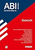 STARK Abi - auf einen Blick! Deutsch Sachsen (STARK-Verlag - Auf einen Blick!)