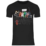 wowshirt Herren T-Shirt Kirche Gott Christlich Katholisch Geschenk für Gläubige Jesus, Größe:3XL, Farbe:25 Black