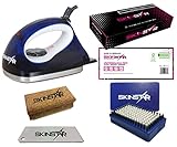 SkinStar Skiwachs-Start Set 5-teilig mit Wachsbügeleisen - Alpin + Nordic + Board B