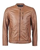 MUSTANG Herren Lederjacke Schlicht 310-19-194 M Brandy