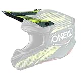 O'NEAL | Ersatzschirm Motocross-Helm | Motocross MX | Ersatzschirm für den 5SRS Helmet Covert V.22 | Visor 5SRS Polyacrylite Helmet Covert V.22 | Erwachsene | Grau Neon-Gelb