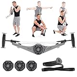 OYO NOVA Personal Gym - Ganzkörper Tragbares Gym Equipment mit erhöhtem Widerstand - Zuhause, Büro oder Reisen - Krafttraining mit NASA Fitness Technologie (Grau)