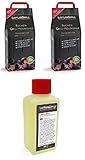 LotusGrill 2X Buchenholzkohle 2,5 kg Sack inkl Brennpaste 200 ml,beides entwickelt für raucharmes G