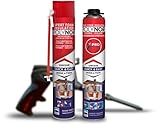Polynor Pro 12x 750ml Dose Fassadendämmung Sprühisolierung Dämmplatte Dämmschaum Dämmung