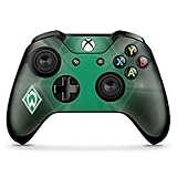 DeinDesign Skin kompatibel mit Microsoft Xbox One X Controller Folie Sticker SV Werder Bremen Offizielles Lizenzprodukt Wapp