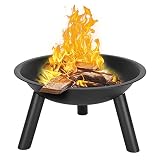 WSY Multifunktionale Außengrill-Barbecue-Tisch Eisengrill-Tischhof-Innenhof Villa Feuergrube Backyard BBQ BRBIER (Color : Black)