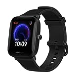 Amazfit Men's Bip U Smartwatch, Schwarz, S