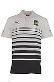PUMA Cameroon Hoped Polo Herren Gr. XL weiß Fußball Kamerun 744540 04, Bekleidungsgröße:XL