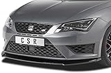 CSR-Automotive Cup-Spoilerlippe mit ABE Kompatibel mit/Ersatz für Seat Leon III 5F Cupra/FR CSL390-G