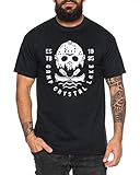Crystal Lake - Herren T-Shirt Halloween Michael Horror Myers Pennywise Man 13 Jason Voorhees Nightmare, Farbe:Schwarz, Größe:XL