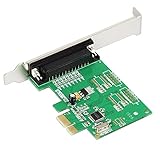 1-Port DB25 Parallel PCI Express Karte LPT Drucker Konverter Adapter Controller PCIe Parallel Port Karte für Desktop