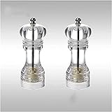 HAINING Salz- und Pfeffermühlen-Set, Salz- und Pfeffermühlen-Set, Gewürzmühlen, Keramikmahlgeräte, perfekt für Himalaya-S