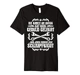 Schrauber Kfz Mechaniker T-Shirt: Geduld Und Schimpfwörter T-S