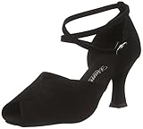 Diamant Damen Latein Tanzschuhe 027-060-040 Standard & Latein, Schwarz, 36 2/3