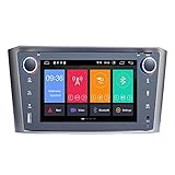 BOOYES Für Toyota Avensis T25 2002-2008 Android 10.0 7' Auto Multimedia GPS-Navigation Auto Radio Stereo Support Auto Auto Play/TPMS/OBD / 4G WiFi/DAB