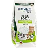 HEITMANN pure Reine Soda: Ökologischer Vielzweck-Reiniger für den Haushalt, Zugabe zu Spülmittel und Putzmittel, 1x 500g