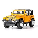ZHANGMM Offroad-Modellauto Aus Legierung Simulation Pull-Back-Automodell Türöffnendes Spielzeugauto Mit Sound Und Licht Elektronisches Modellfahrzeug Druckguss-Auto-Kits Lieblingsgeschenk