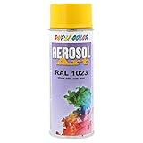 DUPLI-COLOR 741029 AEROSOL ART RAL 1023 verkehrsgelb glänzend 400 ml, transparent, (1er Pack)