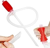 Luigi's Handpumpe - Umfülllpumpe für Wasser, Benzin,Motoröl Alkohol und Brennstoff - Absaugpumpe mit Sip