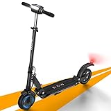 E Scooter 30 Km Reichweite E Roller 350W Elektroroller Elektroscooter Elektro Roller, 8 Zoll Vollreifen Elektro Scooter für Erwachsene, S1