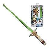 Hasbro Star Wars Lightsaber Forge Yoda ausfahrbares grünes Lichtschwert, anpassbares Rollenspielzeug