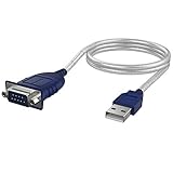 Sabrent Serial-Kabel - USB 2.0 zu Seriell (9-Pin) DB-9 RS-232-Konverter-Kabel (CB-DB9P)