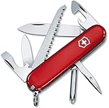 Victorinox, Taschenmesser, Hiker, 91 mm, rot (13 Funktionen, Klinge, Dosenöffner, Schraubendreher 3 mm, Klinge)