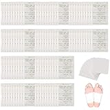 CZSMART Detox Foot Plasters Pack of 100, Bamboo Vinegar Detox Foot Plaster, Feet Patches for Detoxification, for Removing Body Toxins, Pain Relief, Health Care, Foot C