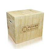 POWERGUIDANCE 3 in 1 Holz Plyometrische Box - Ideal für Cross Training - 60/50/45CM- Plyometrische Sprungbox, Holz Plyo Box, Plyo Box