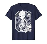 Marvel Guardians Vol. 2 Groot White Athletic Graphic T-S