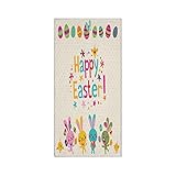 LIFE5LCL Handtuch mit Osterhasen-Eier, sehr saugfähig, schnell trocknend, 76,2 x 38,1 cm, für Badezimmer, Küche, Z