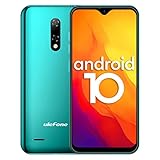 4G Handys Günstig, Ulefone Note 8P Smartphone Dual SIM 5,5-Zoll-Wassertropfenbildschirm 16 GB ROM 3-in1-Steckplatz 8MP + 2MP + 5MP Dreifachkameras Gesichtserkennung GPS Android 10 (Grün)