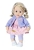 Zapf Creation 706374 Baby Annabell Little Sophia Puppe mit Haaren und Schlafaugen 36