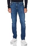 Tommy Hilfiger Herren Straight Denton STR IND Jeans, Hobart Indigo, 32W / 34L
