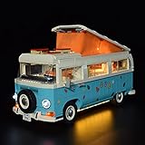 ITOP LED Aktualisierung Beleuchtung Bausatz für Lego 10279, DIY LED Lichtset für Lego 10279 Volkswagen T2 (nur LED enthalten, kein LEGO Bausatz)