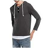 Mode Herren Casual Langarm Hoodie Button Patchwork Tops Sweatshirts 2831ck 2xl-8xl zubehör Herzschlag 8XL locker sitzende Herren-t-Shirt rivleon grün rot 2XL Merino Wolle Anatomica unterw