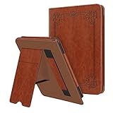 Fintie Hülle kompatibel für 6,8' Kindle Paperwhite (11. Generation - 2021) - Kickstand Schutzhülle mit Kartenfach Handschlaufe und Auto Sleep/Wake Funktion, Vintage B
