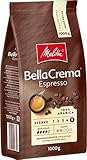 Melitta BellaCrema Espresso, Ganze Kaffeebohnen, Stärke 5, 1kg