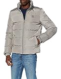 Urban Classics Herren Hooded Puffer Jacket with Quilted Interior Jacke Daunenjacke Winterjacke, Steppjacke gefüttert mit Abnehmbarer Kapuze in vielen Farben, Größen S-5XL, Asphalt, S